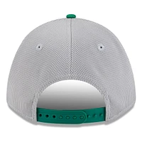 Men's New Era  Gray/Green Athletics 2025 Batting Practice 9FORTY M-Crown Adjustable Hat