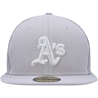 Casquette ajustée 59FIFTY Athletics 2023 On-Field Batting Practice pour homme de New Era