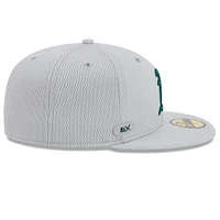 Men's New Era Gray Athletics 2025 MLB Clubhouse 59FIFTY Fitted Hat