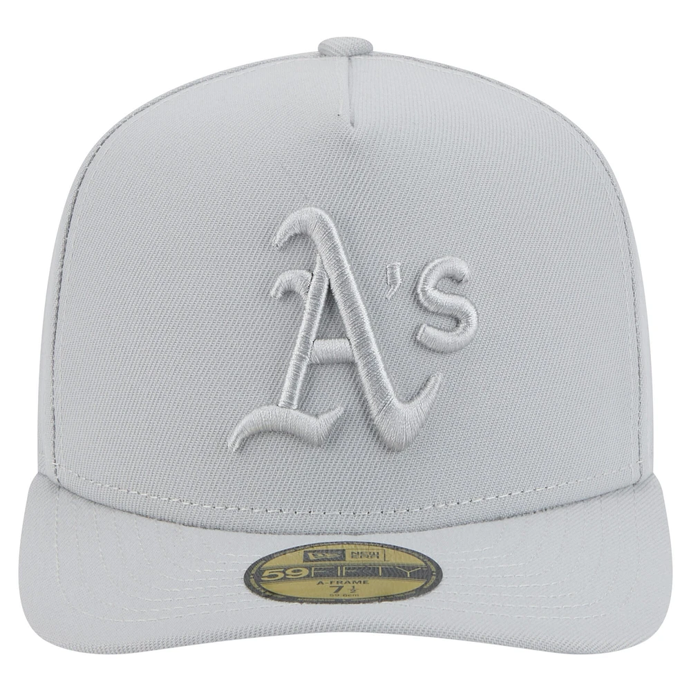 Casquette ajustée Athletics Colorpack 59FIFTY de New Era pour homme, gris