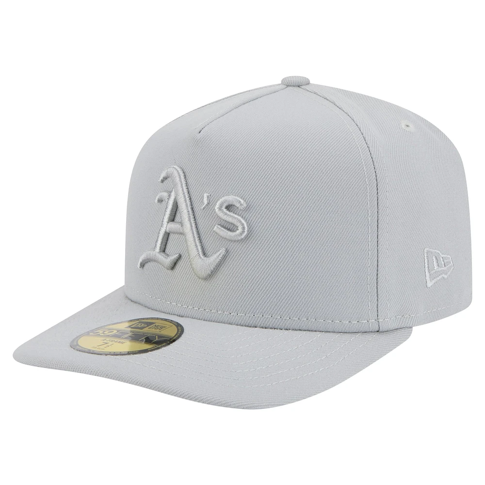 Casquette ajustée Athletics Colorpack 59FIFTY de New Era pour homme, gris