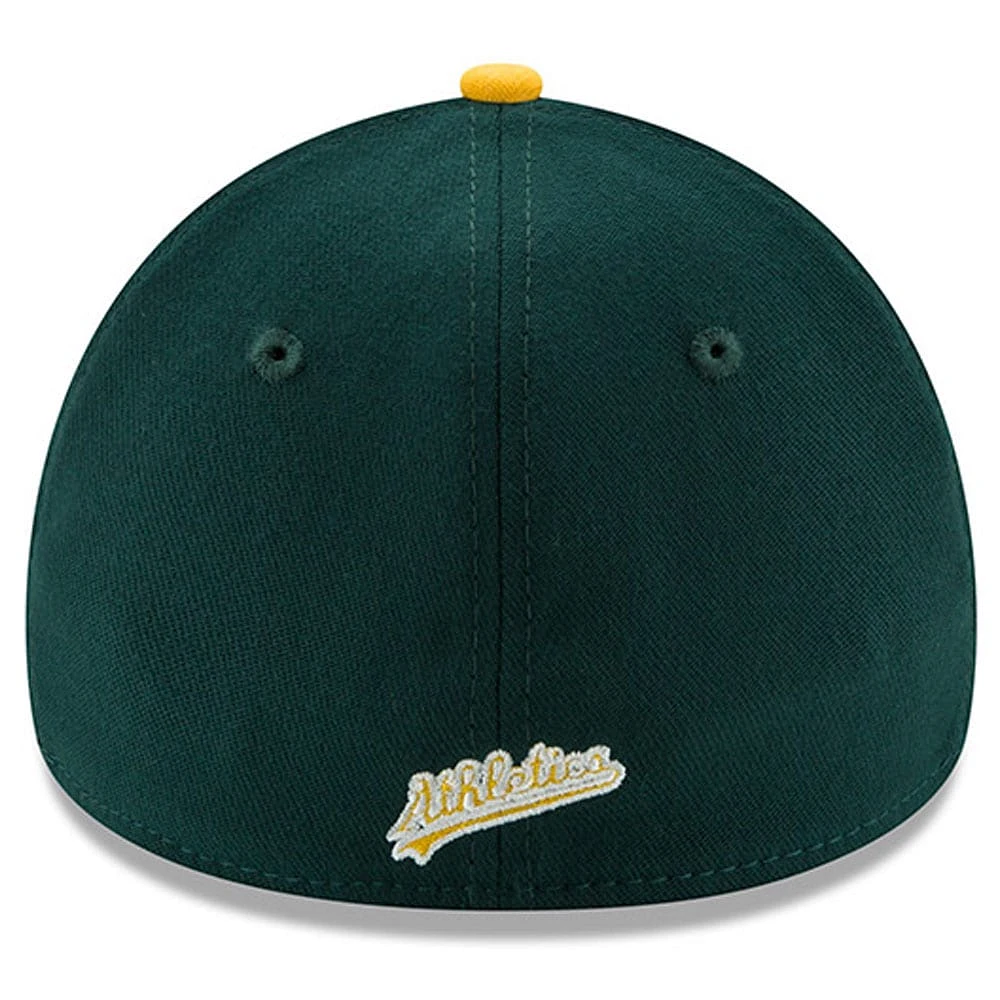 Men's New Era Green/Yellow Athletics MLB Team Classic 39THIRTY Flex Hat