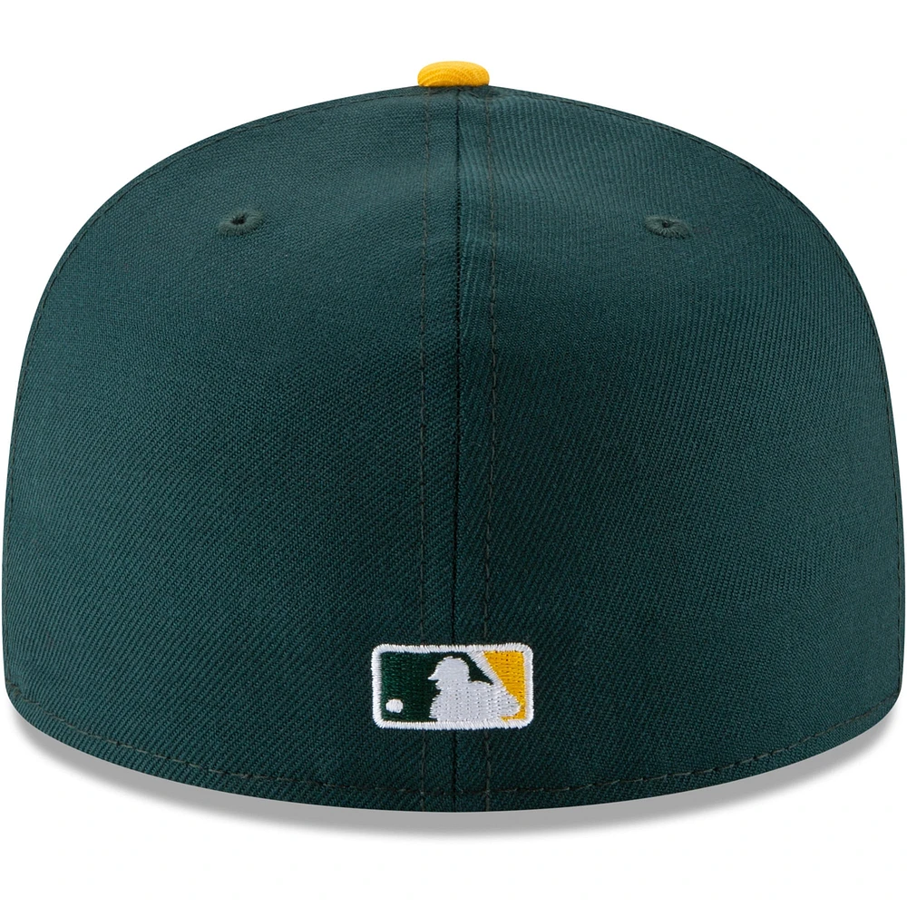 Casquette ajustée en laine 59FIFTY Athletics 1989 World Series pour homme de New Era, verte