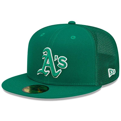 Men's New Era Green Athletics 2022 St. Patrick's Day 59FIFTY Fitted Hat