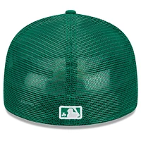 Men's New Era Green Athletics 2022 St. Patrick's Day Low Profile 59FIFTY Fitted Hat