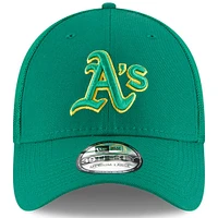 Men's New Era Green Athletics 2023 Batting Practice 39THIRTY Flex Hat