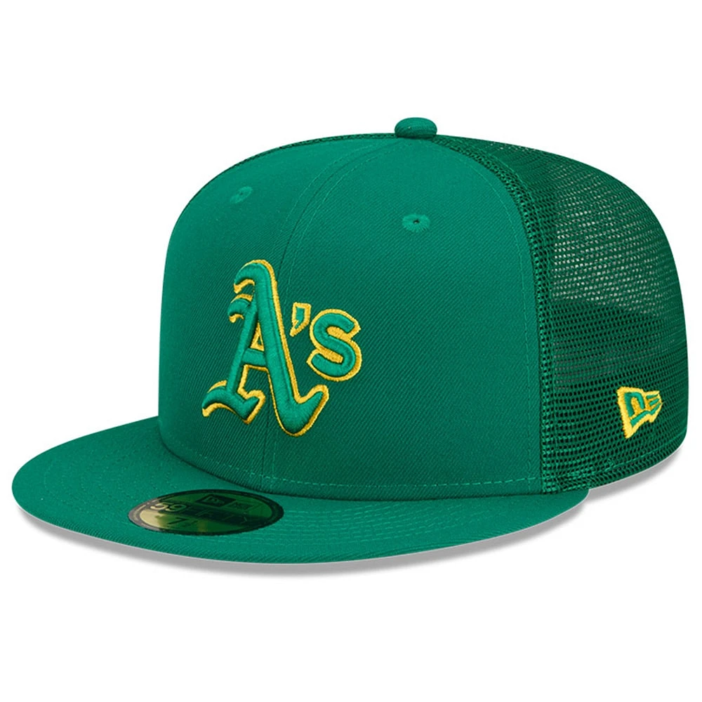 Casquette ajustée 59FIFTY Athletics 2023 pour homme de New Era Green