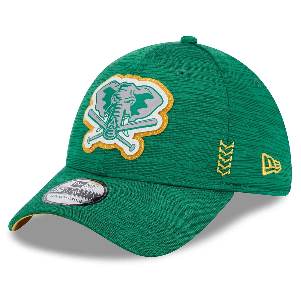 Casquette Flex Fit 39THIRTY Clubhouse Athletics 2024 verte New Era pour homme