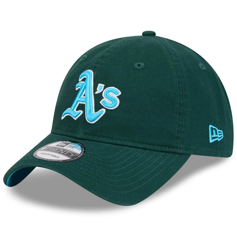 Casquette ajustable 9TWENTY Athletics 2024 pour homme de New Era Green pour la fête des pères