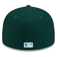 Men's New Era Green Athletics 2024 Father's Day Low Profile 59FIFTY Fitted Hat