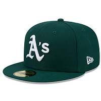 Men's New Era  Green Athletics 2025 Jackie Robinson Day 59FIFTY Fitted Hat