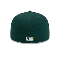Men's New Era Green Athletics 2025 MLB Clubhouse 59FIFTY Fitted Hat