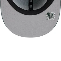 Men's New Era Green Athletics 2025 MLB Clubhouse 59FIFTY Fitted Hat
