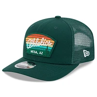 Men's New Era  Green Athletics 2025 Spring Training 9SEVENTY Stretch-Snap Trucker Hat