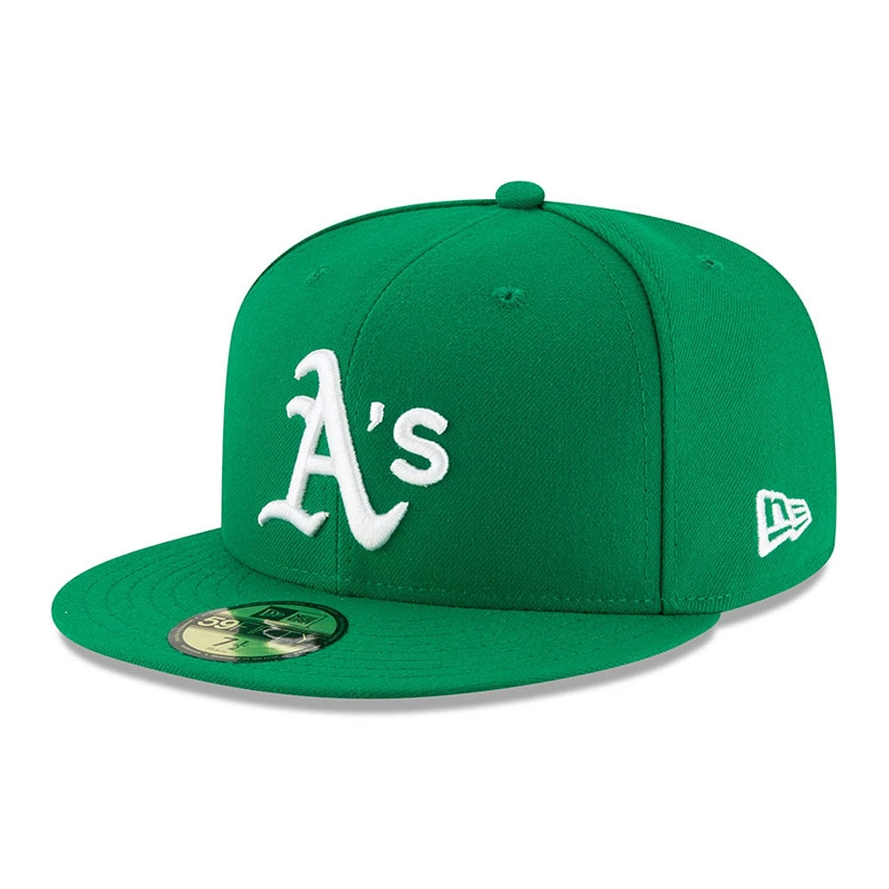 Casquette ajustée On-Field 59FIFTY pour homme de la collection Athletics Alt Authentic New Era, verte