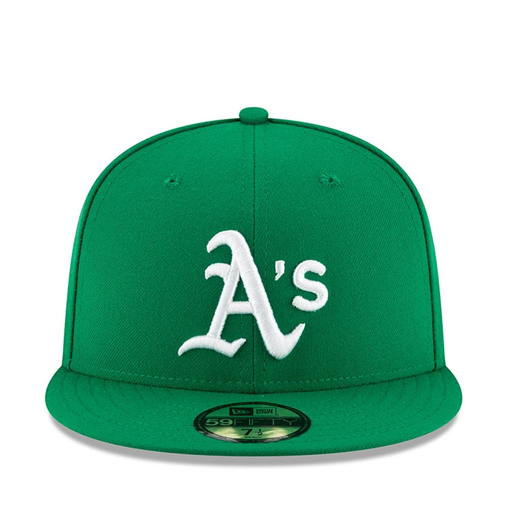 Men's New Era Green Athletics Alt Authentic Collection On-Field 59FIFTY Fitted Hat