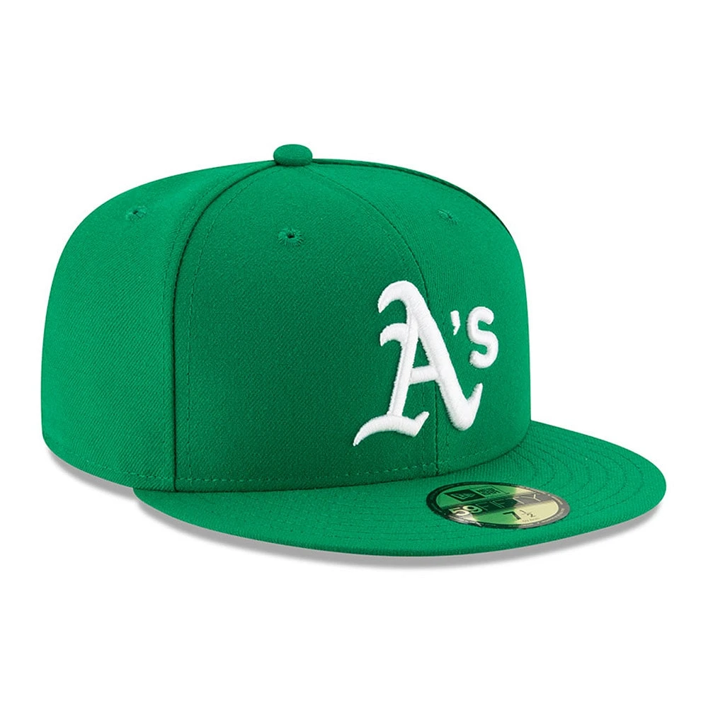 Casquette ajustée On-Field 59FIFTY pour homme de la collection Athletics Alt Authentic New Era, verte