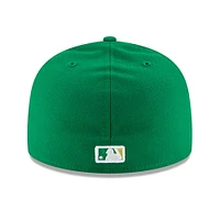 Men's New Era Green Athletics Alt Authentic Collection On-Field 59FIFTY Fitted Hat