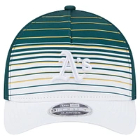 Men's New Era  Green Athletics Gradient 9FORTY M-Crown Adjustable Hat