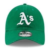 Men's New Era Green Athletics Replica Core Classic 9TWENTY Adjustable Hat