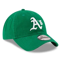 Men's New Era Green Athletics Replica Core Classic 9TWENTY Adjustable Hat