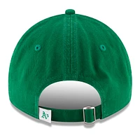 Men's New Era Green Athletics Replica Core Classic 9TWENTY Adjustable Hat