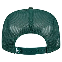 Casquette de golf ajustable New Era Athletics Retro Satin pour homme