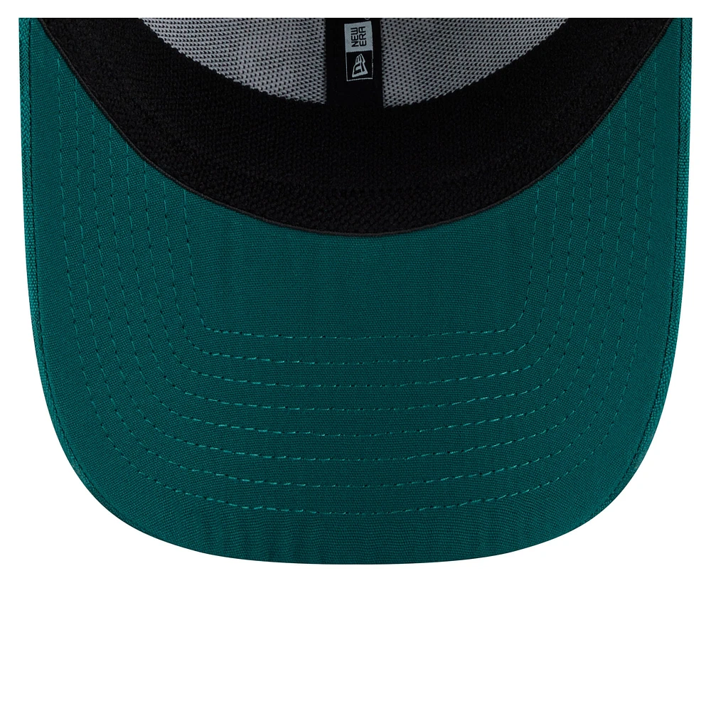 Men's New Era Green Athletics Subtle Camo 39THIRTY Flex Hat