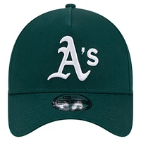 Casquette ajustable A-Frame 9FORTY de couleur verte de l'équipe d'athlétisme de New Era pour homme