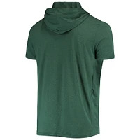 Men's New Era Heathered Green Athletics Hoodie T-Shirt