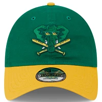 Men's New Era Kelly Green Athletics 2024 Batting Practice 9TWENTY Adjustable Hat