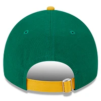 Men's New Era Kelly Green Athletics 2024 Batting Practice 9TWENTY Adjustable Hat