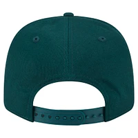 Casquette extensible à bouton-pression New Era Kelly Green Athletics Circle Patch 9SEVENTY pour homme