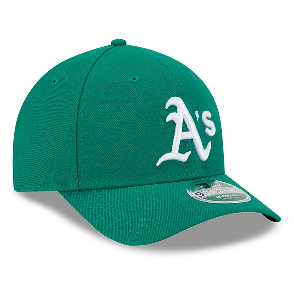 Men's New Era  Kelly Green Athletics Player Replica 9FORTY Adjustable Hat