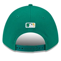 Men's New Era  Kelly Green Athletics Player Replica 9FORTY Adjustable Hat