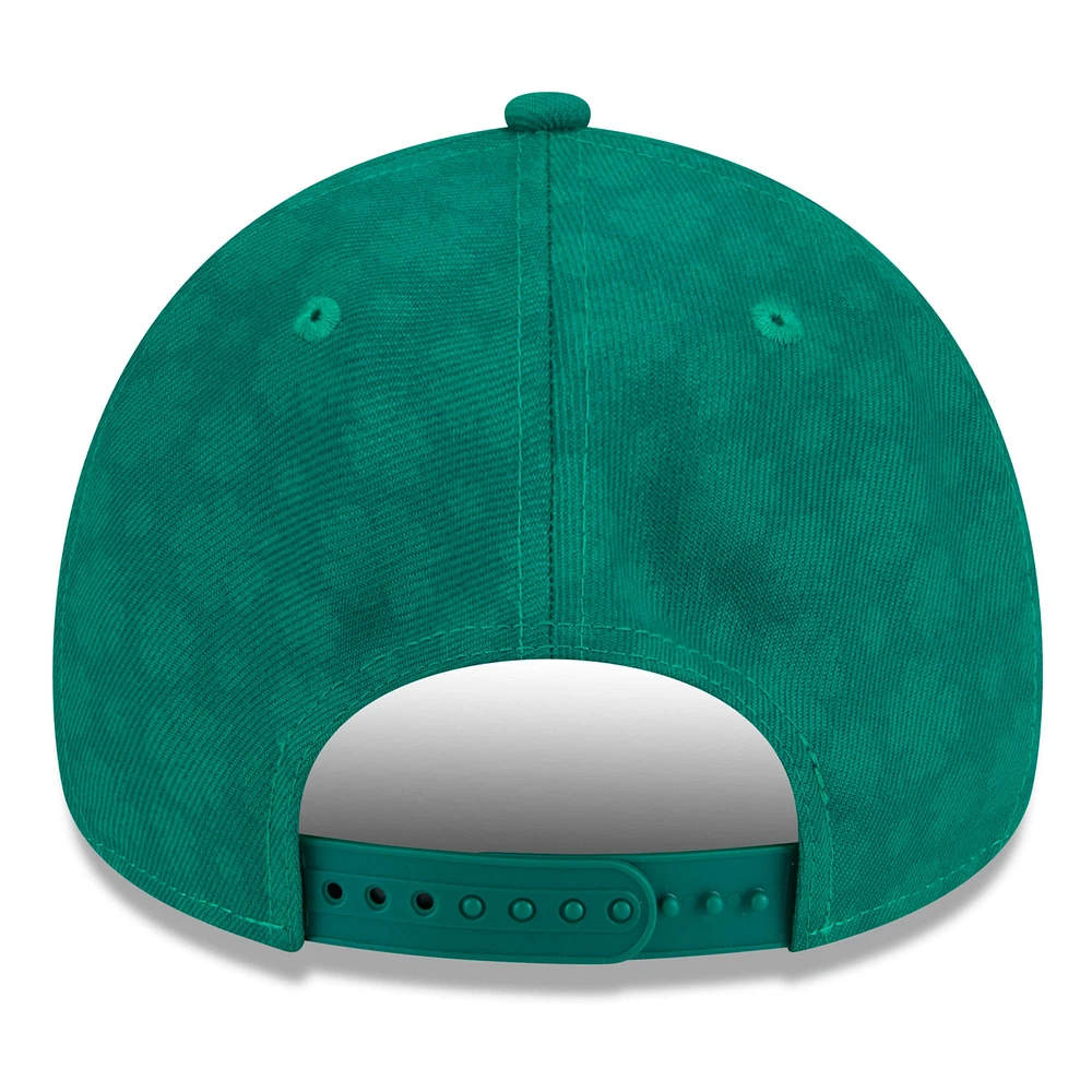 Men's New Era Kelly Green Athletics St. Patrick's Day A-Frame 9FORTY Adjustable Hat