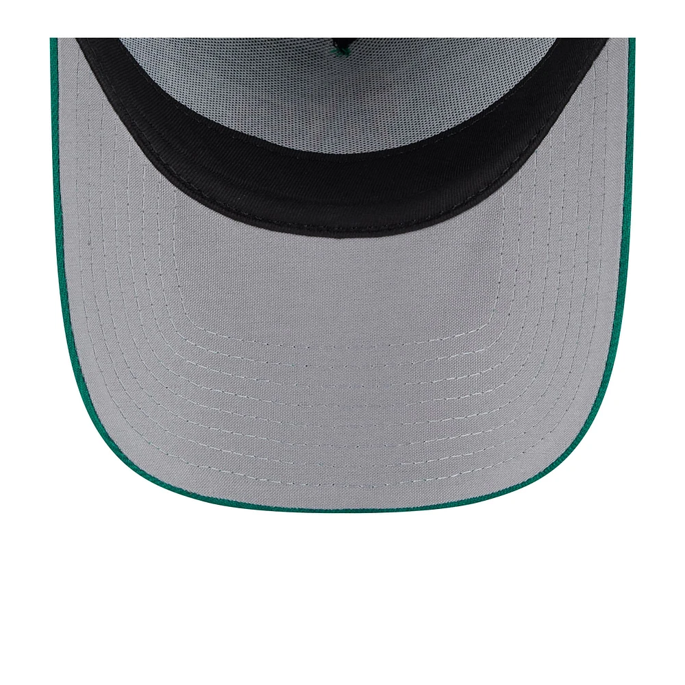 Men's New Era Kelly Green Athletics St. Patrick's Day A-Frame 9FORTY Adjustable Hat