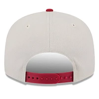 Men's New Era Khaki/Red Athletics 2024 Fourth of July 9FIFTY Snapback Hat