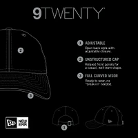 Men's New Era Khaki/Red Athletics 2024 Fourth of July 9TWENTY Adjustable Hat