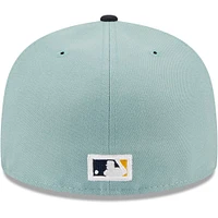 Casquette ajustée Athletics Beach Kiss 59FIFTY bleu clair/bleu marine pour homme de New Era