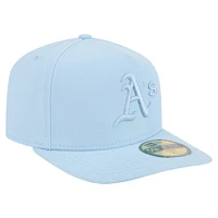 Casquette ajustée A-Frame 59FIFTY bleu clair Athletics Color Pack pour homme de New Era