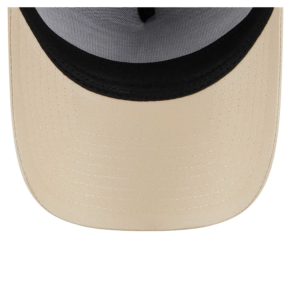 Casquette ajustable A-Frame 9FORTY en moleskine pour homme New Era Maroon Athletics