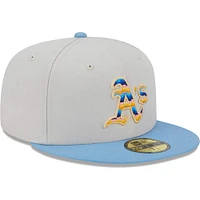 Men's New Era Natural Athletics Beach Front 59FIFTY Fitted Hat