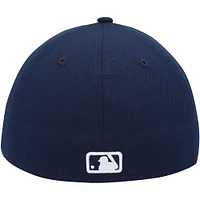 Men's New Era Navy Athletics Oceanside Low Profile 59FIFTY Fitted Hat