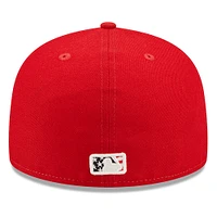 Men's New Era Red Athletics 2022 4th of July On-Field 59FIFTY Fitted Hat