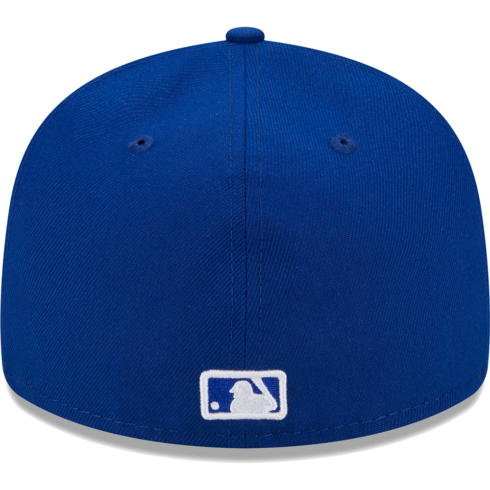 Men's New Era Royal Athletics White Logo Low Profile 59FIFTY Fitted Hat
