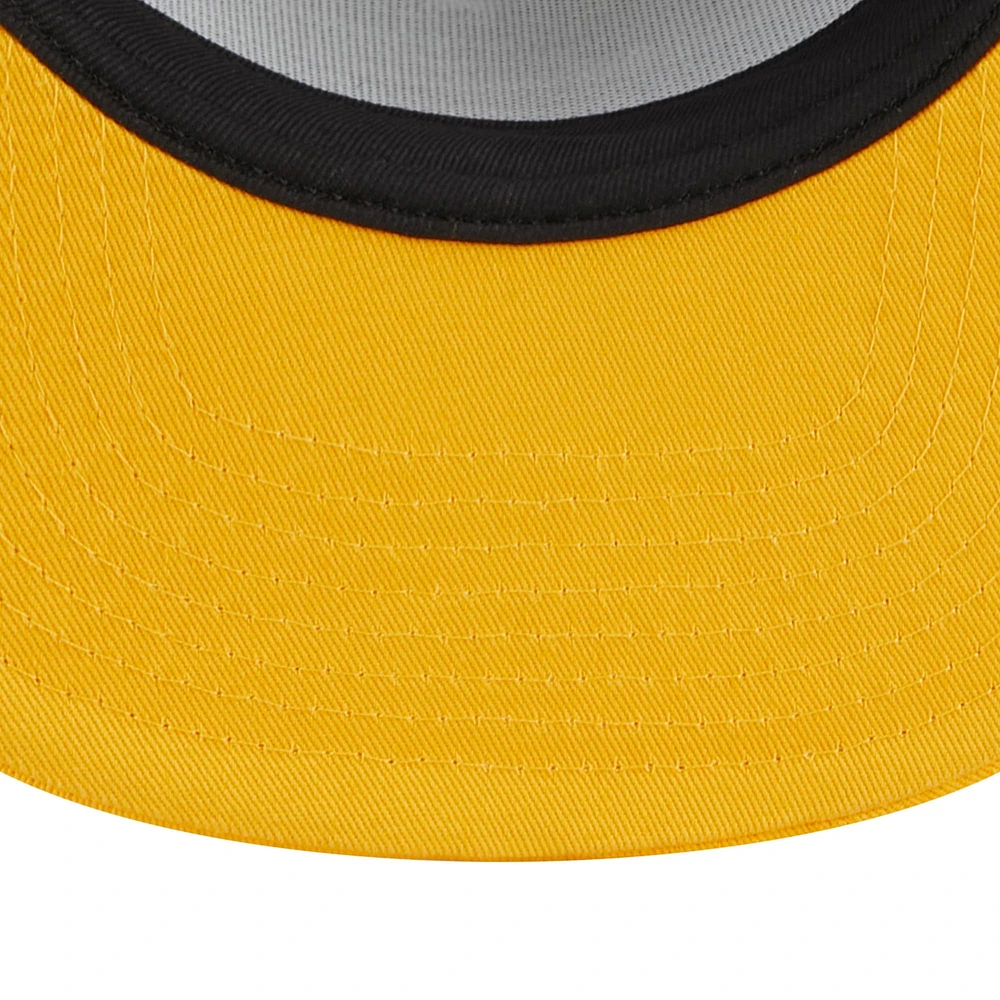 Casquette snapback A-Frame Trucker 9FIFTY blanche/dorée pour homme de New Era Athletics Team