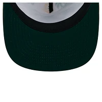 Men's New Era White Athletics Printed Island Golfer Snapback Hat