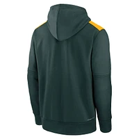 Men's Nike Green Athletics Authentic Collection Performance Pullover Hoodie