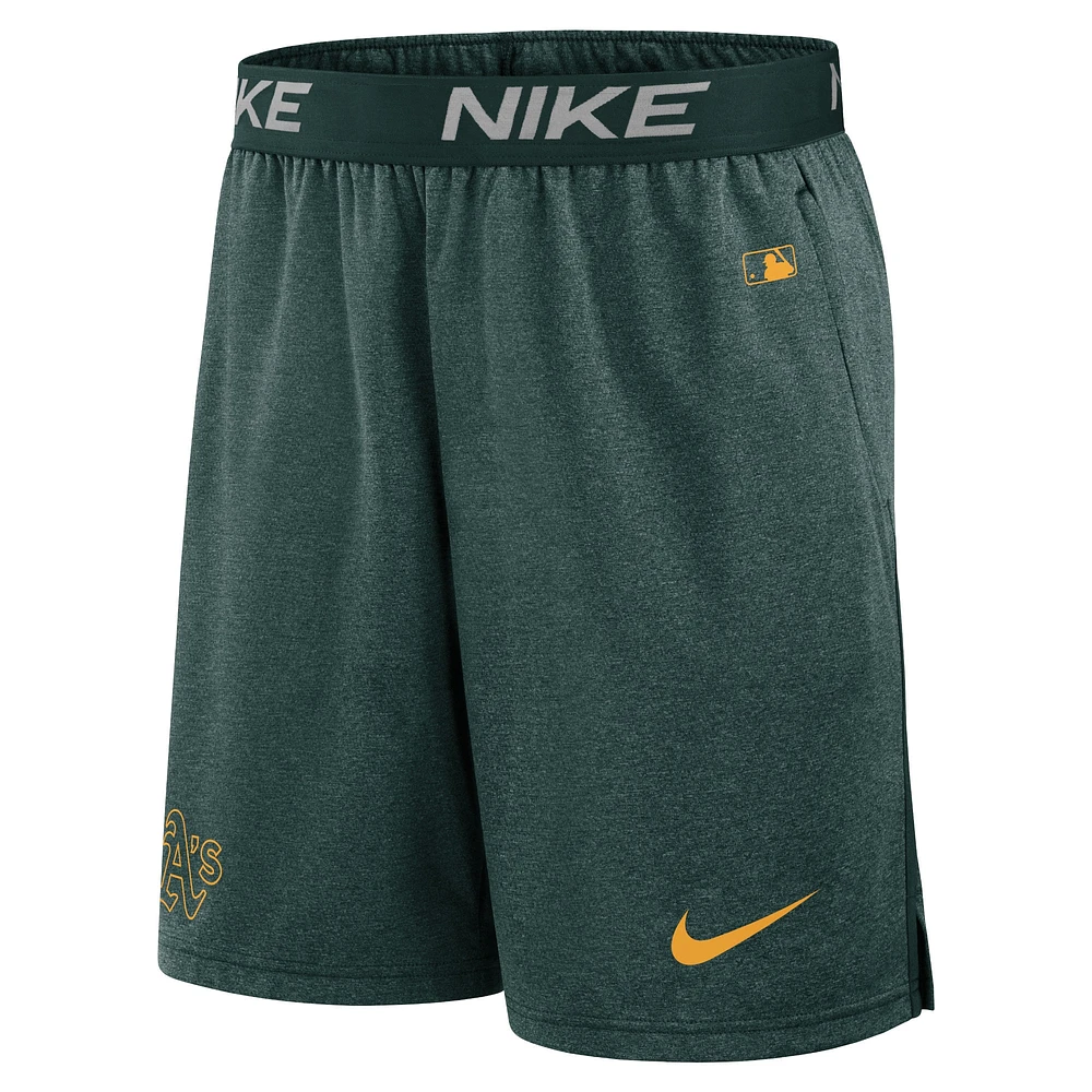 Men's Nike Green Athletics Authentic Collection Practice Performance Shorts